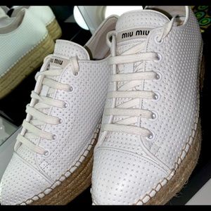 Miu Miu ESPADRILLES Leather.